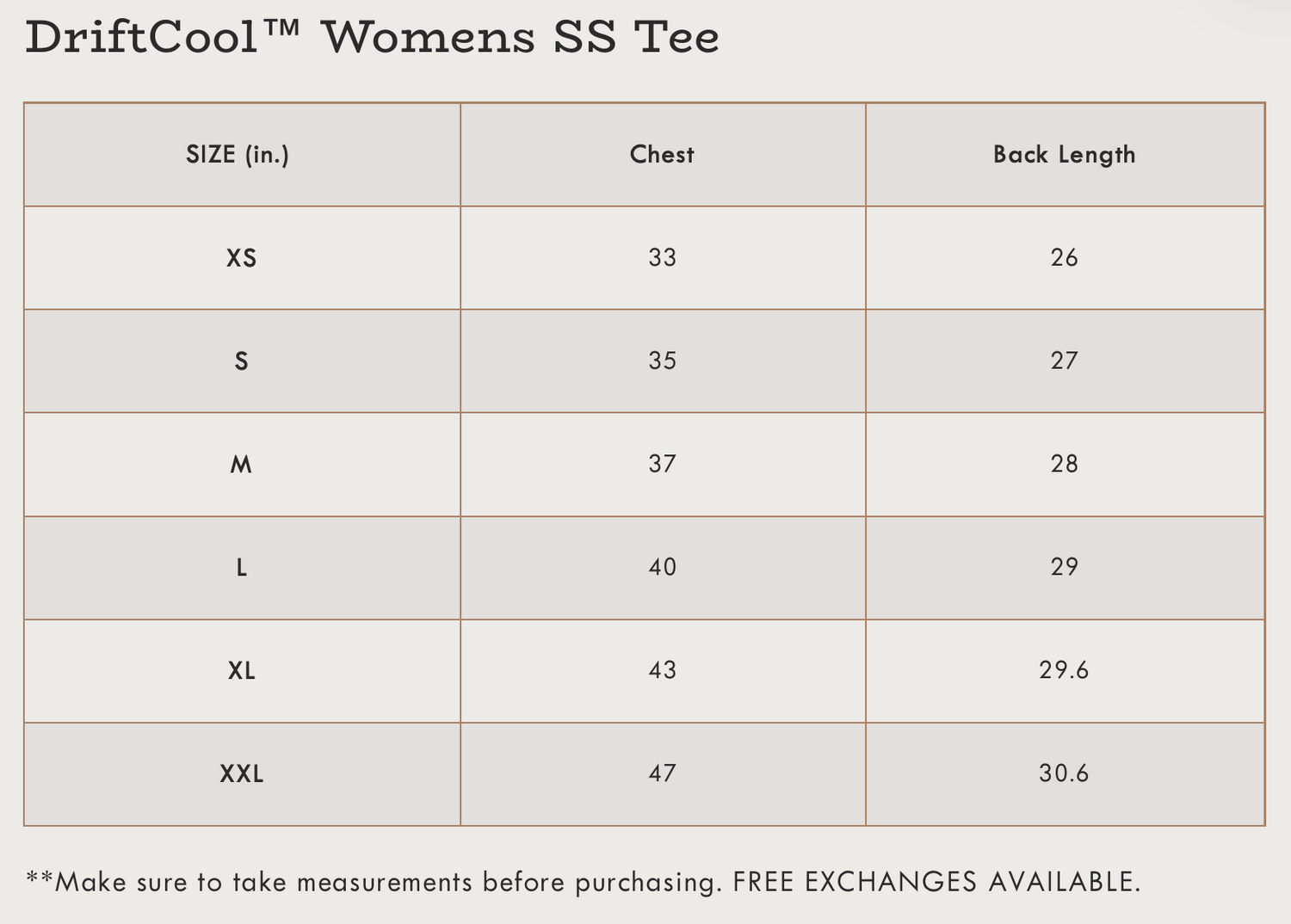 RB DriftCool™ Womens Tee