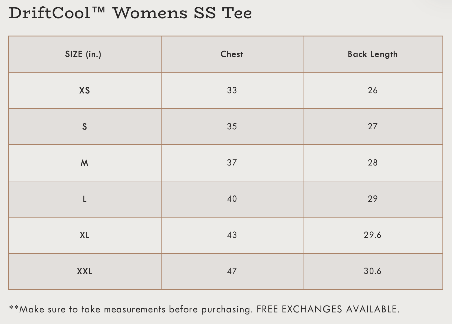 RB DriftCool™ Womens Tee